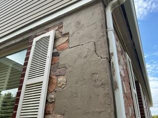 Stair Step Crack House Side