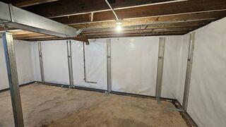 Basement Walls Reinforced with GeoLock Channel Anchors