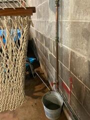 Basement Water Leaking Through Block Wall
