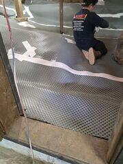 Installing Drainage Matting