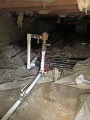 A Wet-Floor Crawl Space is now Encapsulated in Martinsville, NJ