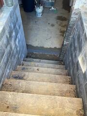 TrenchDrain was installed by the entry way to capture any moisture leaks before it spreads to the rest of the basement.