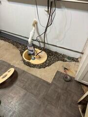 Newly Installed Sump Pump System