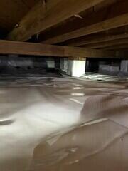 Cleaner and Brighter Crawl Space
