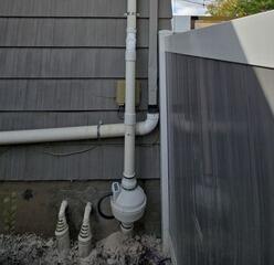 Radon Fan - Exterior System Setup