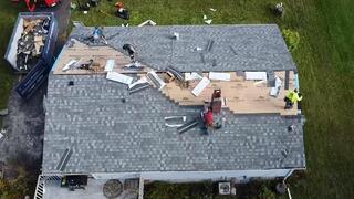 New Shingles Are Installed