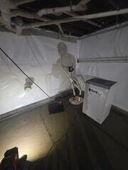 Basement Sump Pump and Dehumidifier