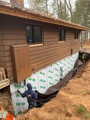 Installing Drainage System