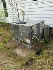 Sinking AC Unit Slab