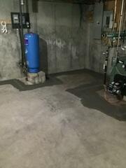 Drainage System Concreted into Foundation Floor