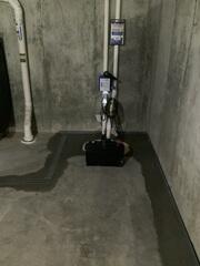 TripleSafe Sump Pump Concreted