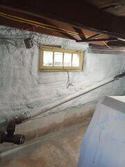 Spray Foam Insulation on Basement Walls