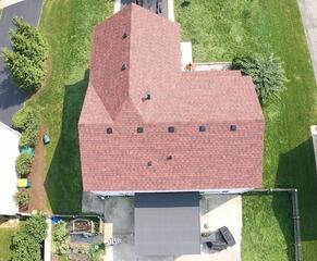 These IKO Monaco Red shingles aren't just red - they're a full-blown rooftop flex!