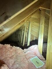 Old Fiberglass Insulation