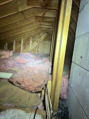 Old Fiberglass Insulation