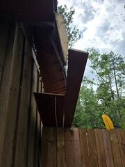 Damaged soffit & fascia