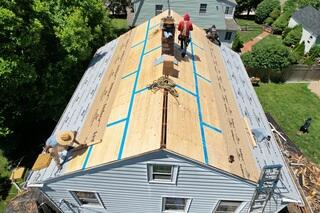 Seams Are Taped & Underlayment Is Installed