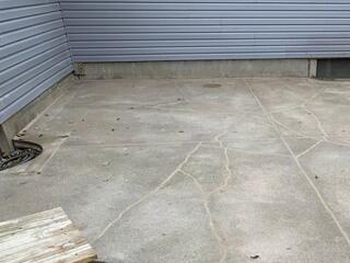 After Cracked Patio Repair in Goose Lake, IA