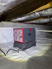 The Sedona easily fits in small crawl spaces, yet has a powerful blower to effectively dry large crawl spaces.
