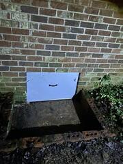 Crawl Space Door Installed