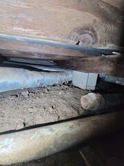 Rotted Crawl Space Wood