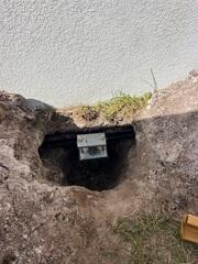 Complete Helical Pier Installation