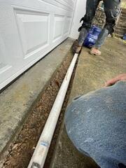 Drainage Lines Installed