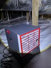 As a high-efficiency dehumidifier, the Sedona removes more moisture (100 pints per day) for less electricity cost than conventional models.