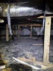 Crawl Space During Inspection