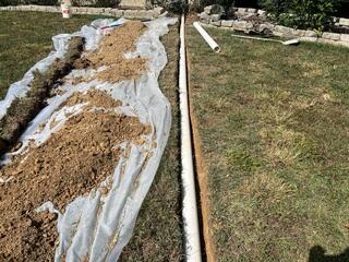 Exterior Discharge Line Installation