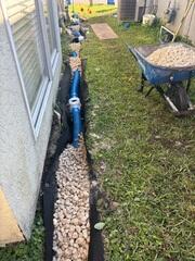 Installing French Drain System
