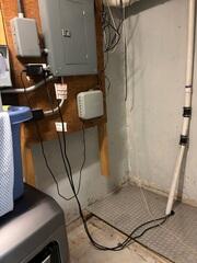 Finished Basement Waterproofing and Structural Repair in Brookline, NH