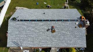 Ridge Vent & Cap Are Installed