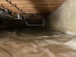 Crawl Space Cleaned and Ready for Encapsulation