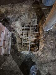 Support Post Footings with Rebar