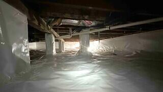 Crawl Space Fully Encapsulated