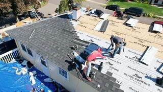 New Shingles Are Installed