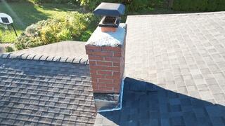 New Flashing Is Installed on the Chimney