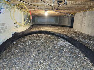 Before Installation - Wet, Uncomfortable Mess