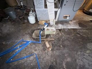 Ineffective Crawl Space Drainage System