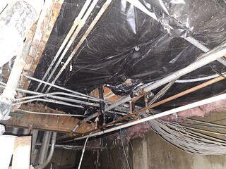 Before Installation - Weakened Crawl Space