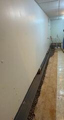 Permitter Drainage System Installed