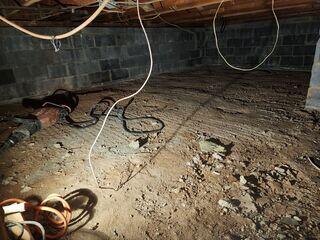 Damp Crawl Space