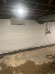 Combining our WaterGuard™ system and CleanSpace™ wall system will elevate your basement water protection, ensuring that any excess water that's seeping through the floor or walls will be properly and efficiently drained into the whole system.