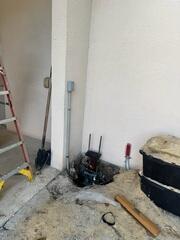 Stabilizing Foundation with Helical Piers