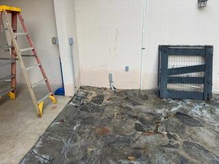 Concealing Helical Piers