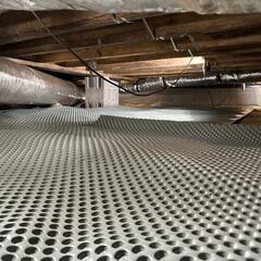 Drainage Matting Installed