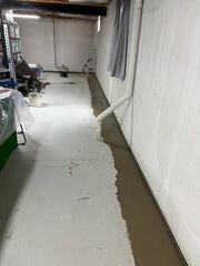 Concrete Seal of the Interior Drainage System.