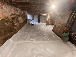 Basement Sump Pump and Dehumidifier