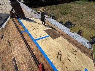 Seams Are Taped and Ice-and-Water Shield Is Installed